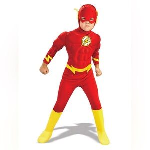 The Flash-Kids Red and Yellow Superhero Costume